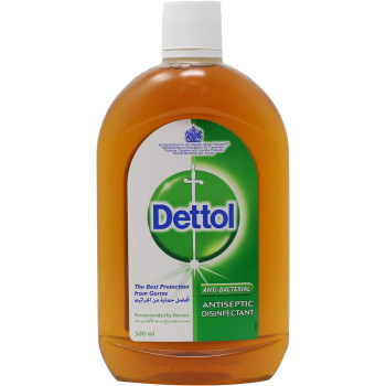 Dettol Antiseptic Liquid, 500 ML (Set of 2)