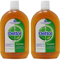 Dettol Antiseptic Liquid, 500 ML (Set of 2)