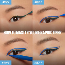 Maybelline Eyestudio Master Precise All Day Liquid Eyeliner, Black, 0.034 Oz
