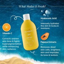 Aqualogica Glow+ Silky Body Lotion with Papaya & Vitamin C, 300 ML
