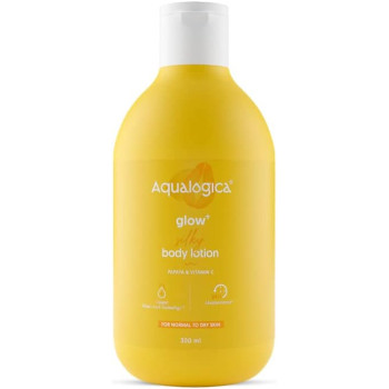 Aqualogica Glow+ Silky Body Lotion with Papaya & Vitamin C, 300 ML