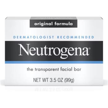 Neutrogena Transparent Scented Facial Soap, Original Formula Soap, 3.5 Oz (Pack of 6)