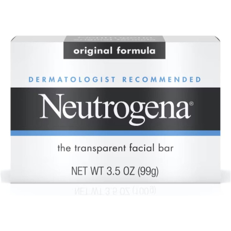 Neutrogena Transparent Scented Facial Soap, Original Formula Soap, 3.5 Oz (Pack of 6)