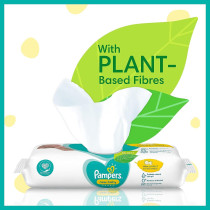 Pampers GentleCare Newborn Essentials Wipes, Mega Pack, 600 Sheets (12 x 50 Count)
