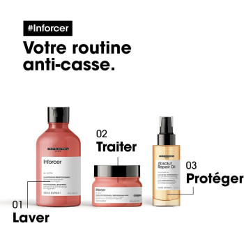 Professional - Inforcer Strength Mask, Shields Against Breakage With Biotin & Vitamin B6, 250 ML