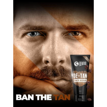 Beardo DeTan Face Scrub for Men Improved Version, Tan & Dead Cell Removal, 100 G