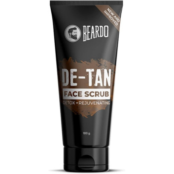 Beardo DeTan Face Scrub for Men Improved Version, Tan & Dead Cell Removal, 100 G