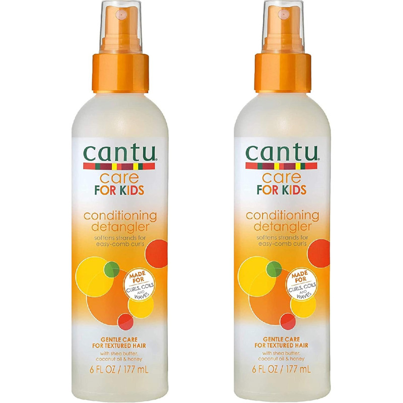 Cantu Care for Kids Conditioning Detangler, 6 Fl Oz, 2 Count