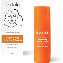 Foxtale 15 Percentage Vitamin C Face Serum For Glowing Skin With Pure L-Ascorbic Acid And Vitamin E, Brightening Serum For Dark Spots, 30 ML (Pack of 1)