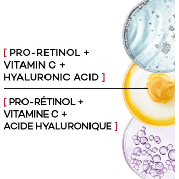 L'OREAL PARIS Skincare Revitalift Triple Power Intensive Overnight Face Mask with Pro Retinol, Vitamin C and Hyaluronic Acid, 1.7 Oz