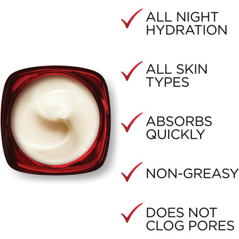 L'OREAL PARIS Skincare Revitalift Triple Power Intensive Overnight Face Mask with Pro Retinol, Vitamin C and Hyaluronic Acid, 1.7 Oz