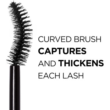 L’Oreal Paris Makeup Voluminous Mascara Original, Curved Brush Lifts & Builds Lashes Up To 5X Volume, Clump Free, Smudge Free, Black Brown, 0.28 Fl Oz