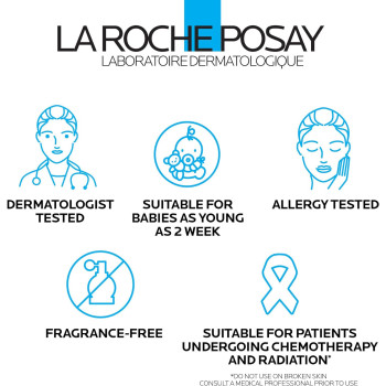 La Roche Posay Cicaplast Soothing Repairing Balm B5, 40 ML, White