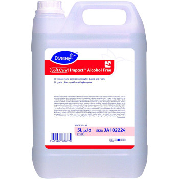 Diversey Softcare Impact Alcohol Free - Hand Sanitizer/Antiseptic, 5 L