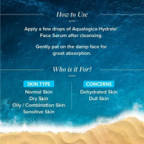 Aqualogica Hydrate+ Face Serum for Dewy & Plump Skin with Coconut Water & Hyaluronic Acid, 30 ML