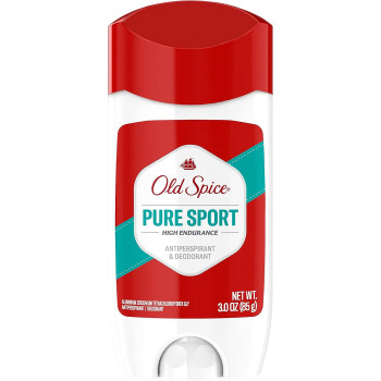Procter & Gamble Old Spice High Endurance Antiperspirant and Deodorant for Men, Pure Sport, 3 Oz (Pack of 6)