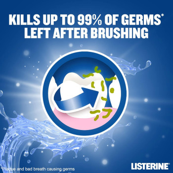 Listerine Total Care, Tartar Protect, 6 Benefit Fluoride Mouthwash For Naturally White Teeth, Arctic Mint, 250 ML