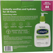 Cetaphil New & Improved Moisturizing Lotion for Dry to Normal, Sensitive Skin With Avacado Oil and Essential Vitamins, 2 - 20 Oz Pack
