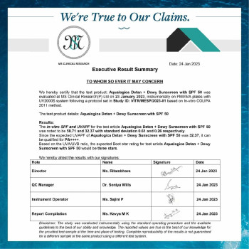 Aqualogica Detan+ Dewy Sunscreen with Cherry Tomato & Hyaluronic Acid with SPF 50 & PA++++, 80 G