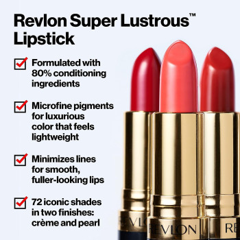 REVLON Super Lustrous Lipstick, 460 Blushing Mauve, 4.2 G (Pack of 1)