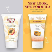 BURT'S BEES Deep Pore Scrub, Facial Cleanser, 113.3 G