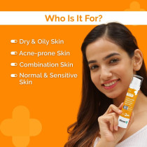 The Derma Co C-Cinamide Sunscreen SPF 50 Aqua Gel with Vitamin C & Niacinamide, PA++++, Lightweight, 50 G