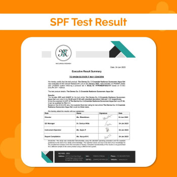 The Derma Co C-Cinamide Sunscreen SPF 50 Aqua Gel with Vitamin C & Niacinamide, PA++++, Lightweight, 50 G