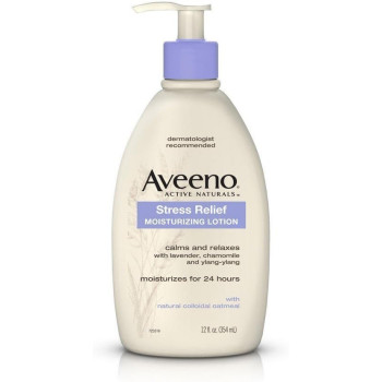 Aveeno Stress Relief Moisturizing Lotion, 12 Oz - 2 pk