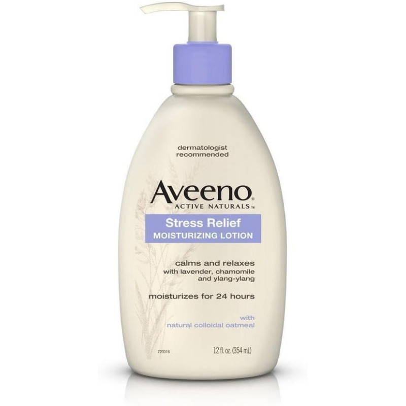 Aveeno Stress Relief Moisturizing Lotion, 12 Oz - 2 pk