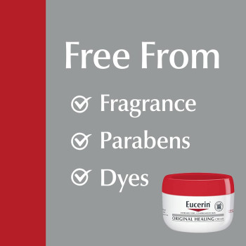 Eucerin Original Healing Cream, Fragrance Free, 16 Oz (Pack of 2)