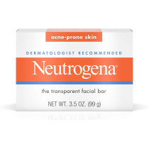 Neutrogena Facial Cleansing Bar Treatment for Acne-Prone Skin, 3.5 Oz