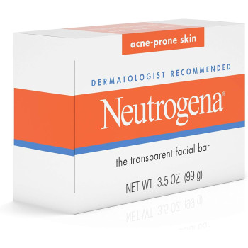 Neutrogena Facial Cleansing Bar Treatment for Acne-Prone Skin, 3.5 Oz
