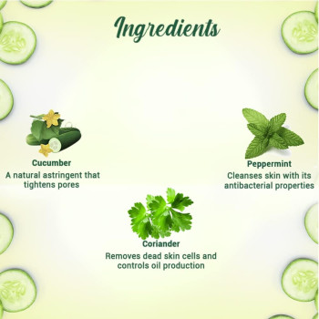 Biotique Bio Cucumber Pore Tightening Toner with Himalayan Waters for Normal to Oily skin, 120 ML (4.06 Fl Oz)