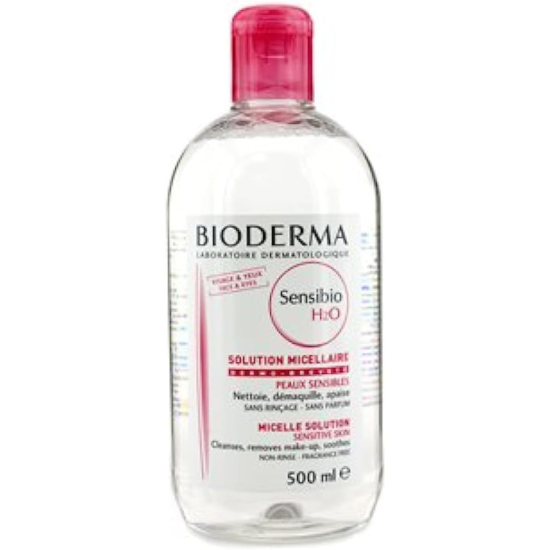 BIODERMA Crealine H2O Solution Micellaire Demaquillante, 500 ML (Without Pump)