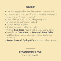 Avene Trixer Nutrition Nutri-Fluid By For Women, 13.52 Oz Balm