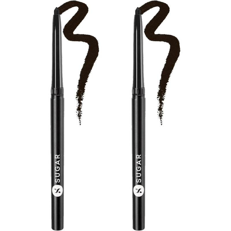 SUGAR Cosmetics Kohl Of Honour Intense Kajal, 01 Black Out (Duo)