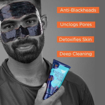 BEARDHOOD Activated Charcoal Peel Off Mask, 100 G (Peel Off Mask)