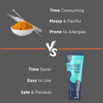 BEARDHOOD Activated Charcoal Peel Off Mask, 100 G (Peel Off Mask)