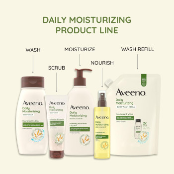 Aveeno Daily Moisturizing Sheer Hydration Lotion For Unisex, 12 Oz