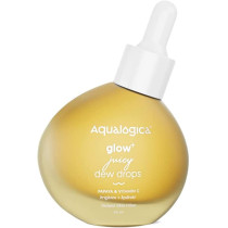 Aqualogica Glow+ Juicy Dew Drops Liquid Highlighter for Instant Glow & Shimmer With Illuminating Papaya & Vitamin C, Dewy Makeup Look, 30 ML