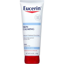 Eucerin Skin Calming, Fragrance Free Creme, 8 Oz (Pack of 2)