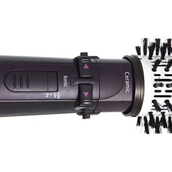 BaByliss BE Liss Brushing Rotating Brush, Hot Air Styler, 1000W, Purple, International Warranty - 2736SDE