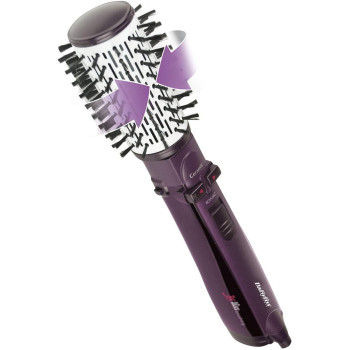 BaByliss BE Liss Brushing Rotating Brush, Hot Air Styler, 1000W, Purple, International Warranty - 2736SDE