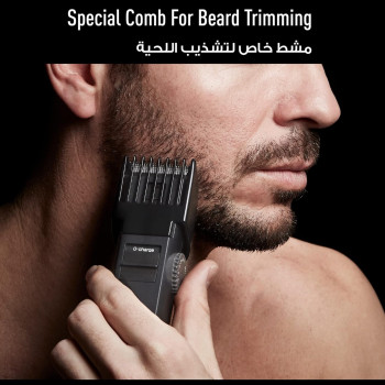 PANASONIC Beard Hair Trimmer ER2051 - Rechargeable, Stainless Steel Blade, Made In Japan, Black