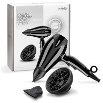 BaByliss Compact Pro 2400 Hair Dryer AC, Italian Made, 6715DSDE (Black)
