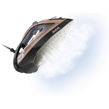 Tefal Ultimate Pure Steam Iron Box, 3100 W, Blush & Black, Plastic/Durilium, FV9845M0