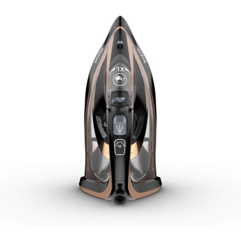 Tefal Ultimate Pure Steam Iron Box, 3100 W, Blush & Black, Plastic/Durilium, FV9845M0