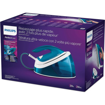 PHILIPS Steam Generator Iron Box, 2400W, 1.3L Water Tank, Blue, GC6815/26