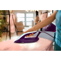 PHILIPS Steam Generator Iron Box, 2100W, 1.8L Water Tank, Purple, PSG7028/36