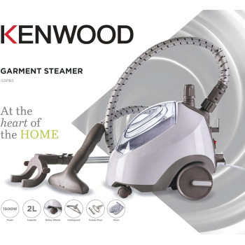 KENWOOD Garment Steamer 1500W with 2L Water Tank Capacity, GSP65.000WH